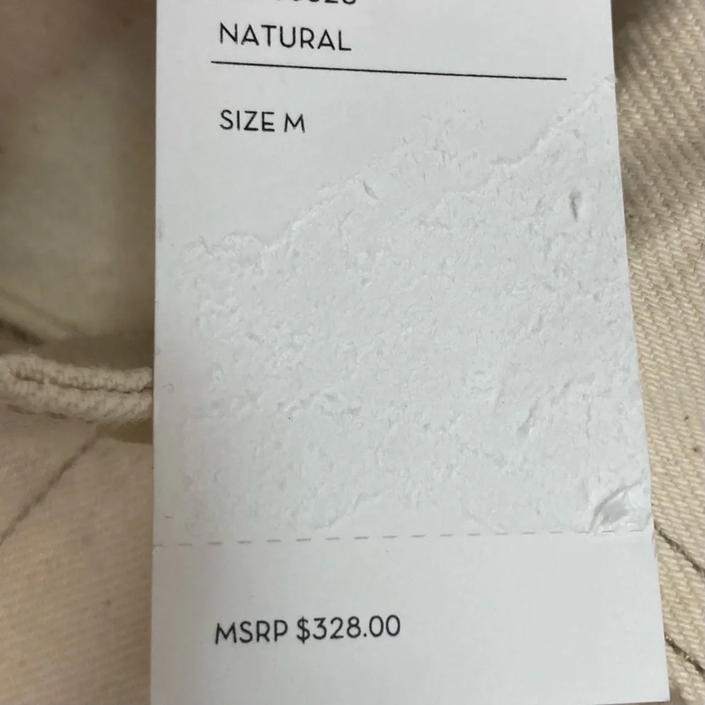 J Brand Oversized Double Pocket Jacket Women’s Size M Denim Boxy Fit Raw Hem - Picture 11 of 11